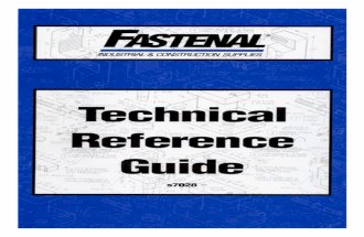 Technical Reference Guide Fastenal K Factor and More