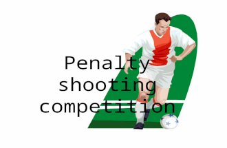 Penalty shooting competition. Each person had 10 tries at shooting a penalty. These are their scores...