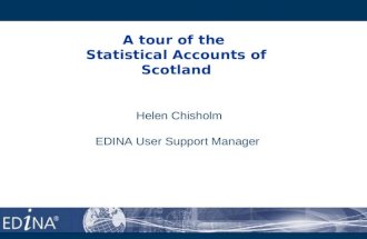 A tour of the Statistical Accounts of Scotland Helen Chisholm EDINA User Support Manager.