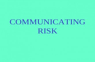 COMMUNICATING RISK. NEWSFLASH!! »Breaking News…..Mrs Dumpty sues GP for failing to explain adequately risks of sitting on walls…