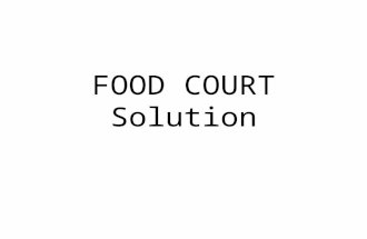 FOOD COURT Solution Software Module ApplicationAdministratorCash Point Restaurant Control ManagerPOS User.