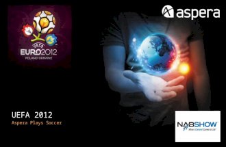 UEFA 2012 Aspera Plays Soccer. PRESENTER AND AGENDA PRESENTER Andrea Di Muzio Sr. Solutions Architect dimuzio@asperasoft.com Industry Trends and Challenges.