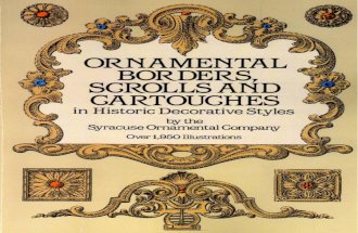 Syracuse Ornamental Company - Ornamental borders scrolls and cartoughes