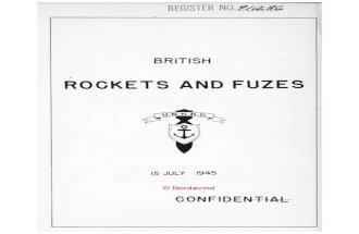 British Rockets and Fuzes