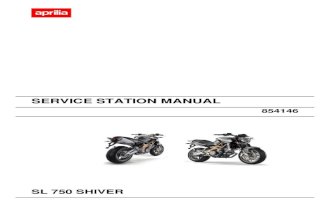 Aprilia Shiver Service Manual 2007
