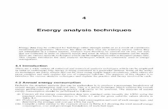 4 - Energy Analysis Techniques