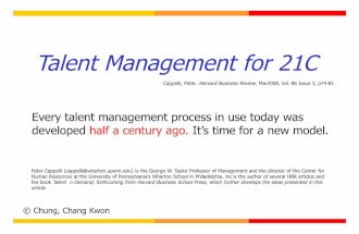 (HBR)Talent Management for 21C_cck21c