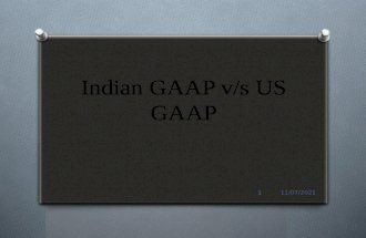 GAAP (India v/s US)