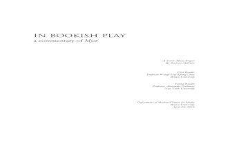 In Bookish Play: A Commentary of Myst