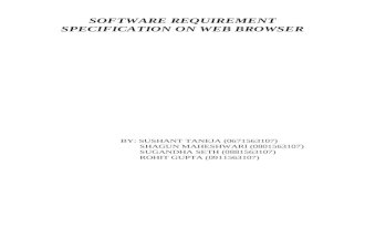 Software Requirement Specification on Web Browser (1)