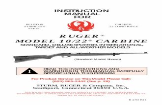 Ruger 10-22 Manual