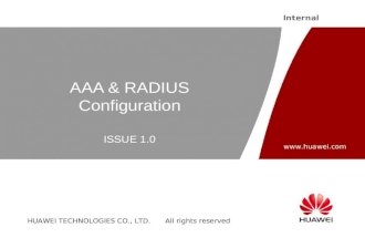 Aaa & Radius Configuration Issue1