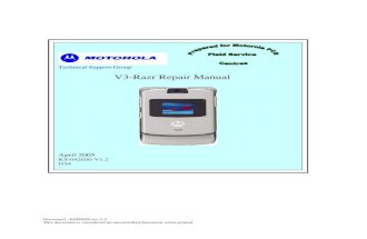 Motorola Razr V3 repair guide