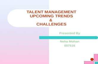 Talent Management India -Neha Mohan