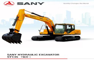 Sany Excavators SY135 Tier 3