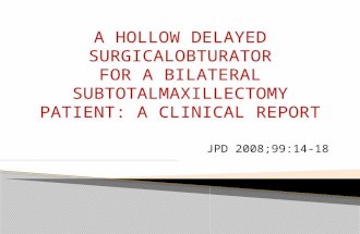 A hollow delayed surgical obturator.pptx