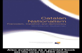 Monts Guibernau - Catalan Nationalism