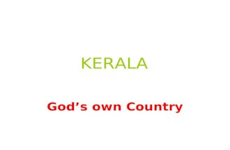 Kerala - God's Own Country (Pictorial)