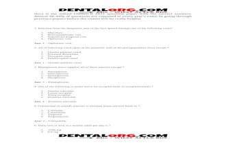Comed-k 2011 Mds Entrance Qs Paper With Answers