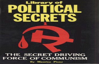 Library of Political Secrets #1 - The Secret PINAY: Driving Force of Communism (1963/1977)