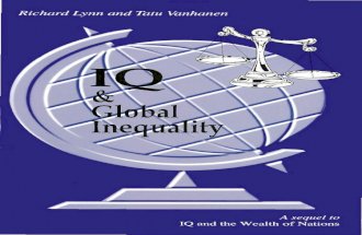 Richard Lynn & Tatu Vanhanen (IQ & Global Inequality)