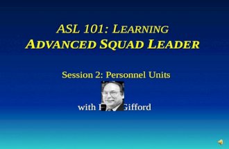 Squad Leader tutorial