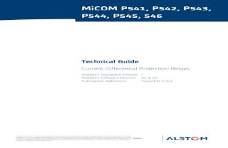 Micom P54x manual