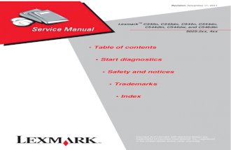 Lexmark C540 C543 C544 C546 Service Manual
