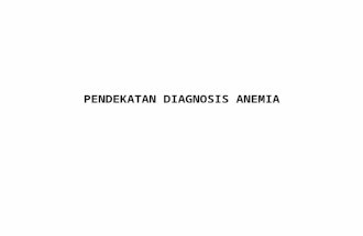 Pendekatan Diagnosis Anemia