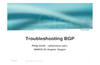 BGP Troubleshooting