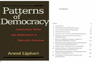 Patterns of Democracy Arend Lijphart