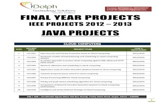 Java Ieee 2012 2013 Titles