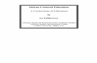 African Centered Education- A Cornerstone of Liberation, By LaTsha Levy