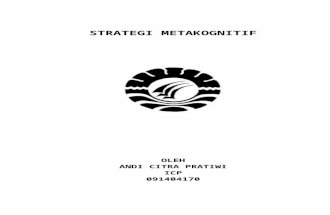 Makalah Strategi Metakognitif