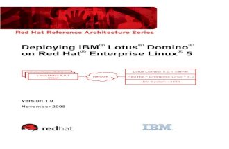 Lotus Domino Server Implementation Guide for linux[REDHAT]