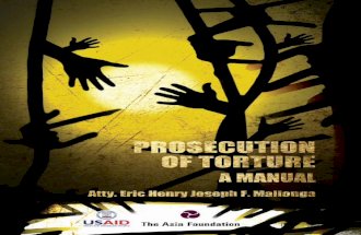 Manual on the Prosecution of Torture
