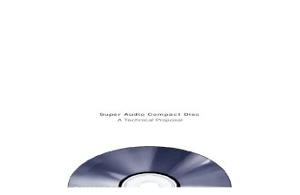 Sony Philips Super Audio CD (SACD) White Paper