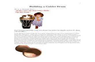 Building a Goblet Drum