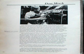 Don Mock - Mastering Triads Over Bass Notes