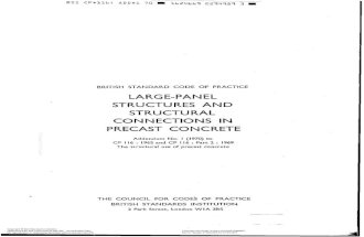 CP 116 (1965), Precast Concrete Code of Practice