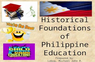 Historical Foundations of Philippine Education (2)