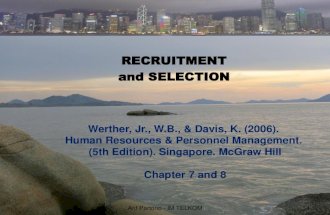 HRM davis Chapter 7 & 8 recruitment and selection 2014