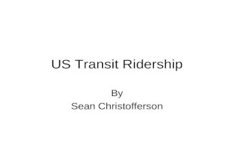 US Public Transportation Ridership