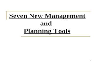 NEW SEVEN TOOLS OF QUALITY MANAGEMENT