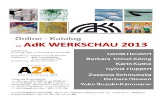 AdK Werkschau 2013 - Der Online Katalog