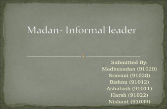 Madan  Informal Leader2