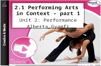 2 1 Performing Arts In Context Part 1