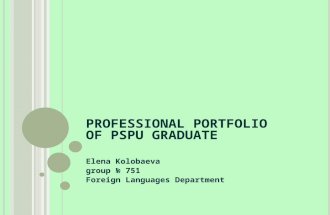 Professional portfolio.elena kolobaeva