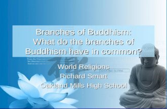 Buddhism   Branches