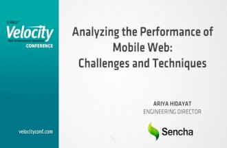 Analyzing the Performance of Mobile Web